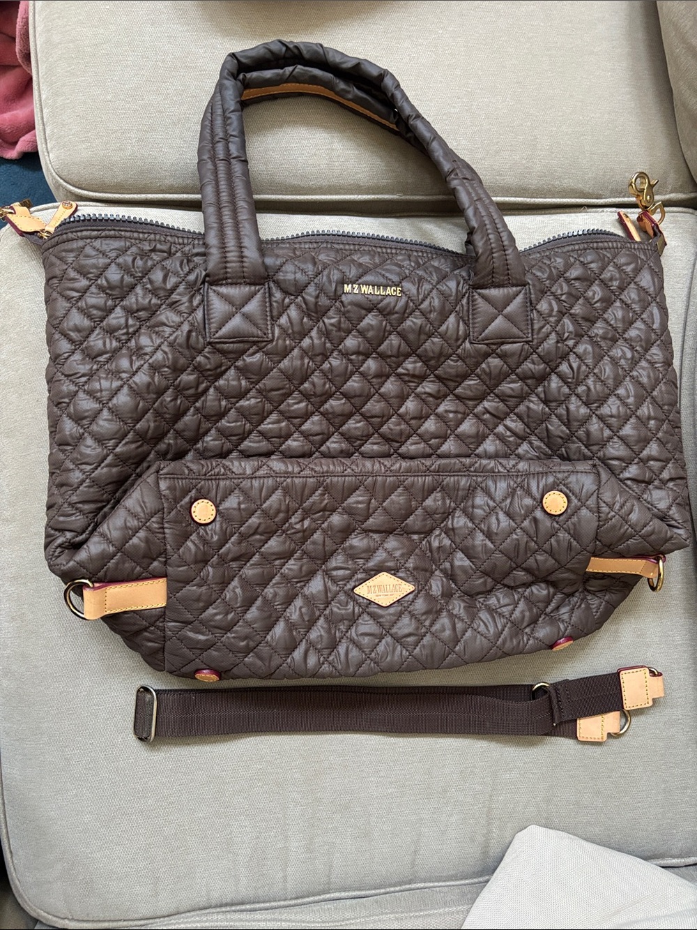 MZ Wallace Medium Sutton in Walnut
